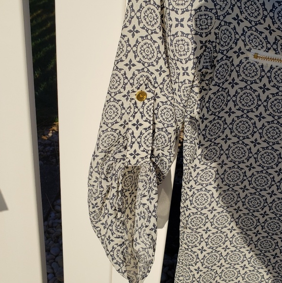 Rue 21 boho geometric blouse - Picture 7 of 8